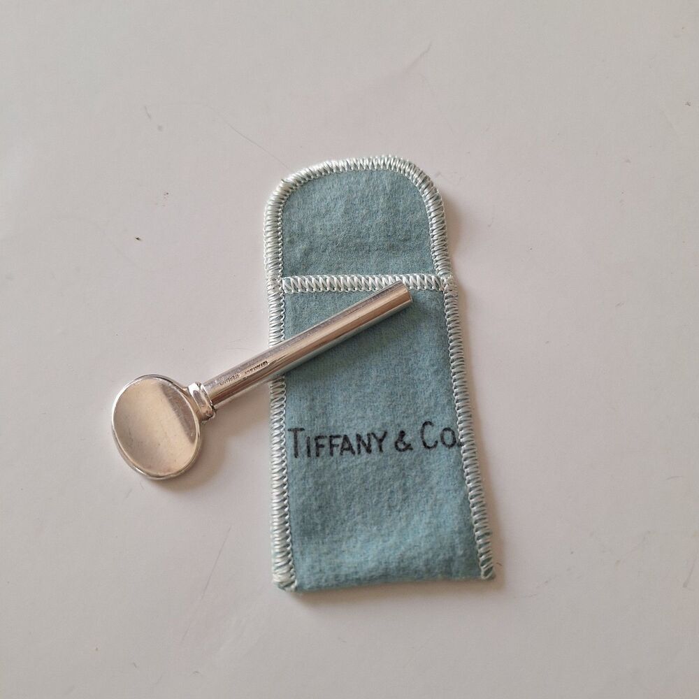 Vtg Retired Tiffany & Co Sterling Silver Toothpaste Tube Roller Squeezer Key
